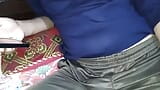 Desi Wife ne apne husband ka Lund pakar liya, or bola mari Garam Chut ko Thanda karo - with hindi audio voice snapshot 1