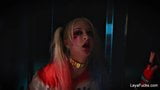 Harley Quinn Leya prend une grosse bite noire dans le cul snapshot 2
