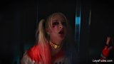 Harley Quinn Leya принимает большой черный член в ее задницу snapshot 2