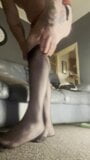 Putting stockings on snapshot 6