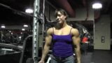 muscle fbb RM gym workout flexing muscular female snapshot 1