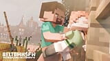 Minecraft sex mod Steve folla Alex - animación (beltomnsfw) snapshot 12