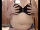 Playing with my tits snapshot 1