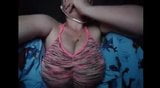 daughter showing for step dad on cam. snapshot 12