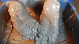 Une journée boueuse ! Footjob boueux sur mes sites ! snapshot 9