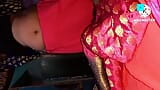 Indiancă Bhabhi sexy face spectacol cu Sari snapshot 3