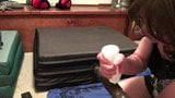 Trixie butt fucked with a big dildo machine! snapshot 4