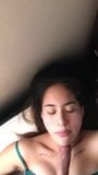 Gorgeous Latina Sucking Cock & Swallowing Cum snapshot 8