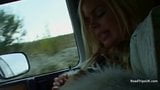 Angie George and Anabel Moon in the van snapshot 2