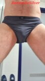 Master Ramon pisses, spits, massages, fingers in his new horny noble silk shorts, very horny snapshot 1