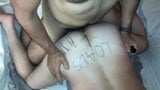 Zonder condoom cumdump ladingen nemen - trio en gangbang snapshot 25