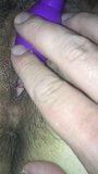 Close up as she teases her hairy cunt snapshot 8