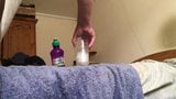 Anal gape session with bottle and ice snapshot 1