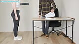 Hard caning in the school principal's office for cheating snapshot 3