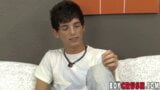 Adorable twink Tyson Corrigan masturbates after an interview snapshot 5