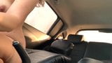 Russian bitch broadcasts from the car and caresses her hole snapshot 4