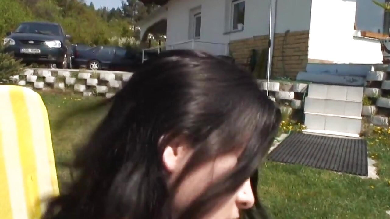 She prefers to fuck in the backyard