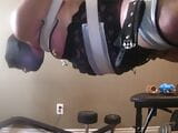 Mrs. Canuckpervs Dresses Mr. in Her Sexy Lingerie then puts Him On the Swing and pegs his ass! snapshot 9