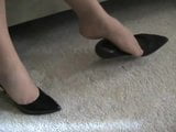 DANGLING DIPPING IN NYLONS snapshot 3