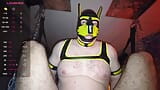 Brawny Bear tries out a pup hood and fucks my hole raw snapshot 13