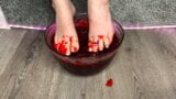 ASMR Gelatin Food Foot Play snapshot 8