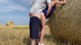 Public Sex with a Village Girl in the field! Rough fucks from behind snapshot 15