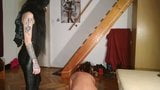 Double blindfolded ballbusting for my master's fun pt2 HD snapshot 9