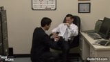 Horny gay workers fucking in the office snapshot 4