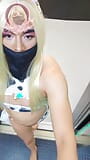 SIssy Femboy Doje sama w miejscach publicznych snapshot 2