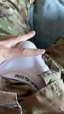 Army soldier Jerking off in my OCPs and wearing some tighty whities I am customizing for a follower! snapshot 2