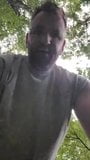 Hunky Hairy Step Dad in the Woods Jerks Off Thinking of You snapshot 4