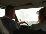 Father and daughter in the car snapshot 1