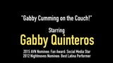 Mexican Milf Gabby Quinteros Fingers Herself & Cums! snapshot 1