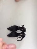 Wife sisters shoes high heels cum snapshot 9