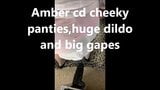 Amber cd gurl  Sexy cheeky pink ass jam nuge dildo snapshot 1