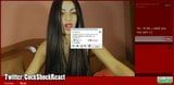 Schwarzhaarige Camgirl-Schwanzreaktion 2 snapshot 2