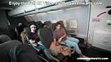 Mile High Club Sweetheart Sara Heat Orgasming on the Flight Backc snapshot 2