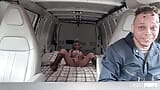 Follada interracial con bbc en una furgoneta para la autoestopista rubia tetona Ella Reese y Donny Sins snapshot 7