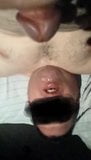 Self facial in the mouth! snapshot 7