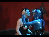 fetish latex strapon lesbians snapshot 1