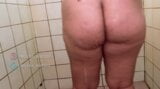 Washing my huge butt in the shower snapshot 2