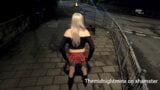 Crossdresser Public flashing snapshot 3