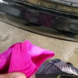 why i was looking around in the trunk. I found pink panty in trunk of my female customer car snapshot 6