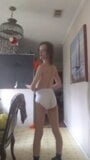 Weak Girly Twink shows off Tighty Whities snapshot 10