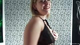 Blonde amateur fucked in a fishnet bodysuit snapshot 2