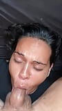 Hard Rough Facefuck! MILF facefucked & nasty facials snapshot 5