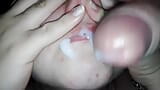 Cum in mouth on her mouth and face (cumpilation) snapshot 6