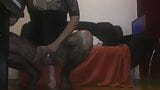 Sissy travestiet berijdt enorme pik snapshot 12