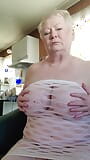 This Horny, Busty Granny Misses Her Man So Bad snapshot 1