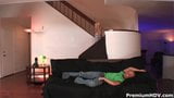 Madison Ivy comes downstairs for action snapshot 1